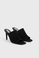 Toteme Velour-Leather Bandeau Mules