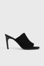 Toteme Velour-Leather Bandeau Mules