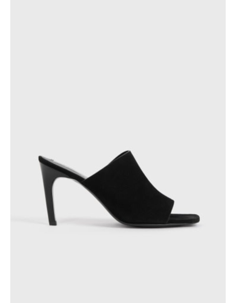 Toteme Velour-Leather Bandeau Mules