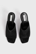 Toteme Velour-Leather Bandeau Mules