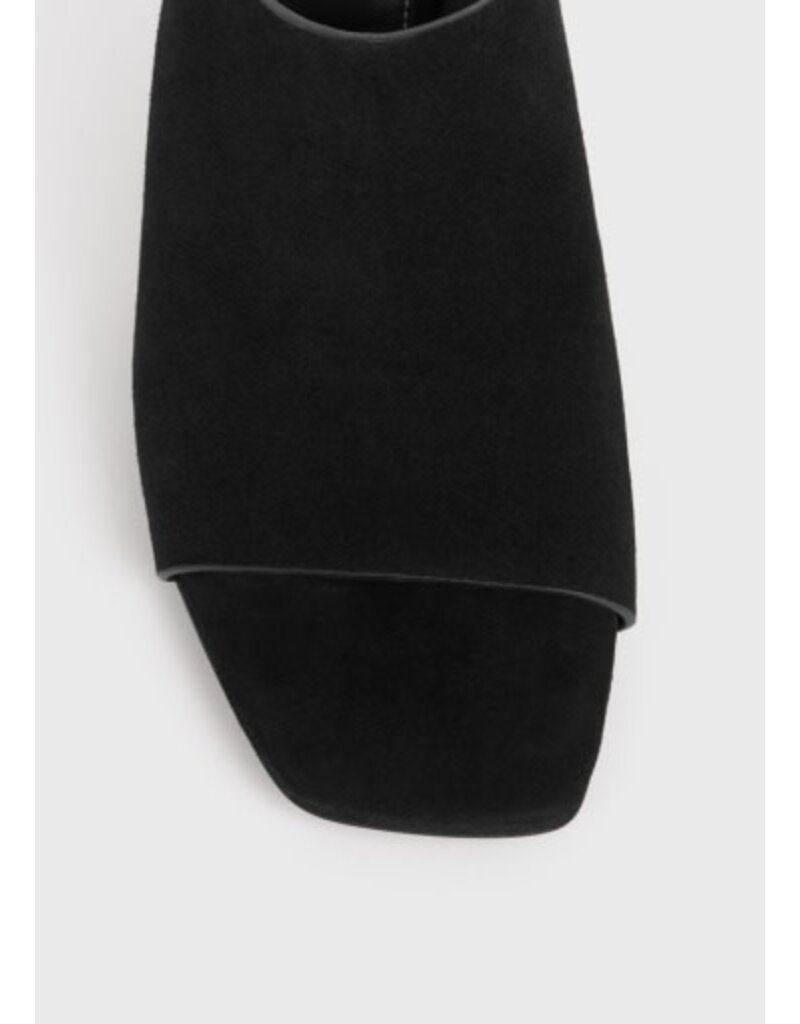 Toteme Velour-Leather Bandeau Mules