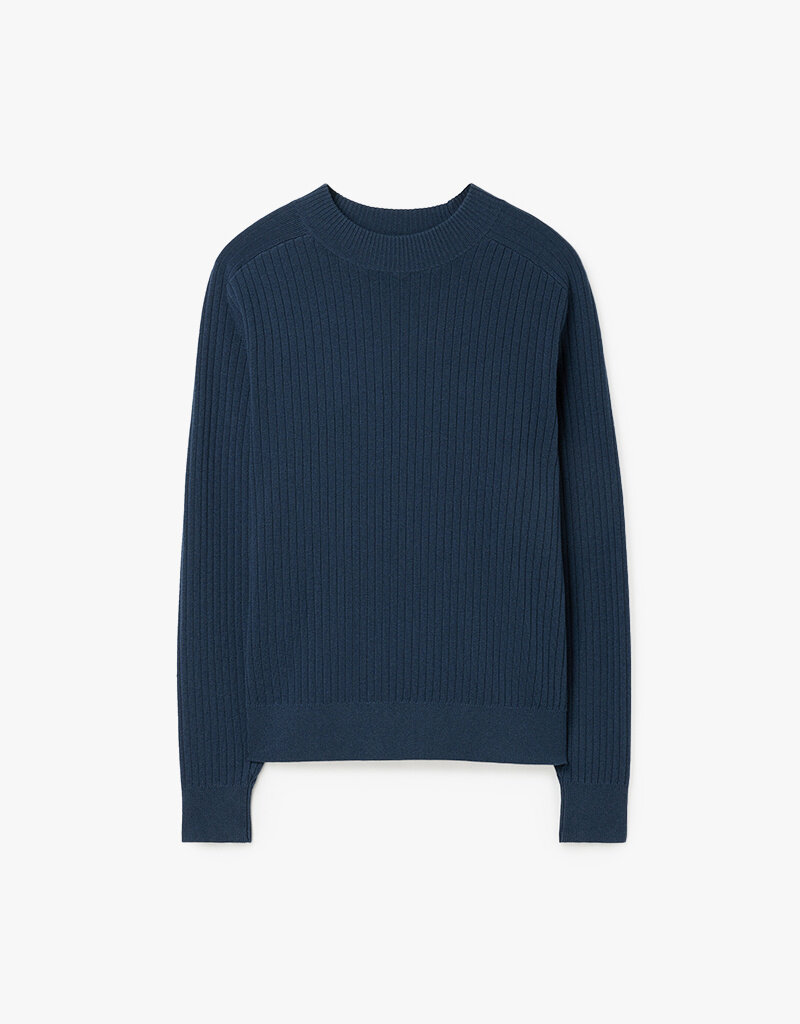 Filippa K Cotton Merino Mock Neck Sweater