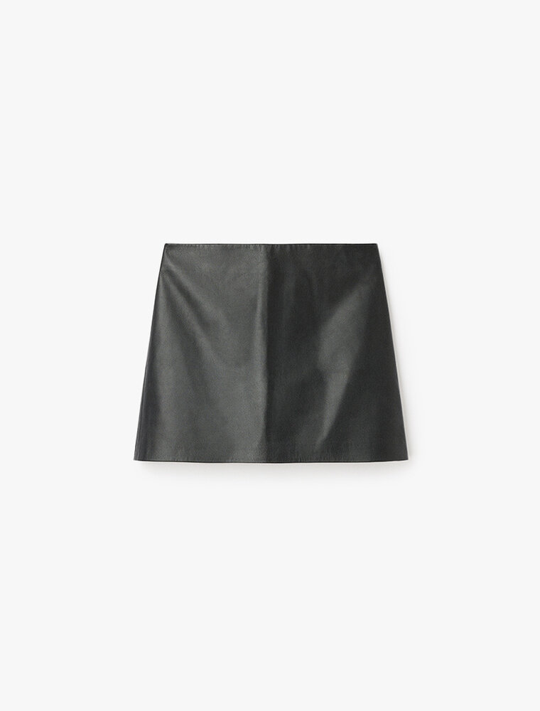 Filippa K Leather Mini Skirt