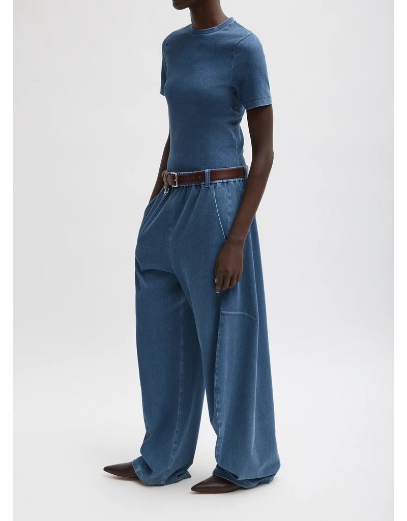 Tibi Stretch Denim Knit Winslow Pant