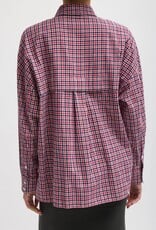 Tibi Flannel Menswear Shirting Oversized Shirt
