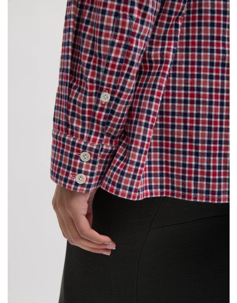 Tibi Flannel Menswear Shirting Oversized Shirt