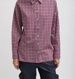 Tibi Flannel Menswear Shirting Oversized Shirt