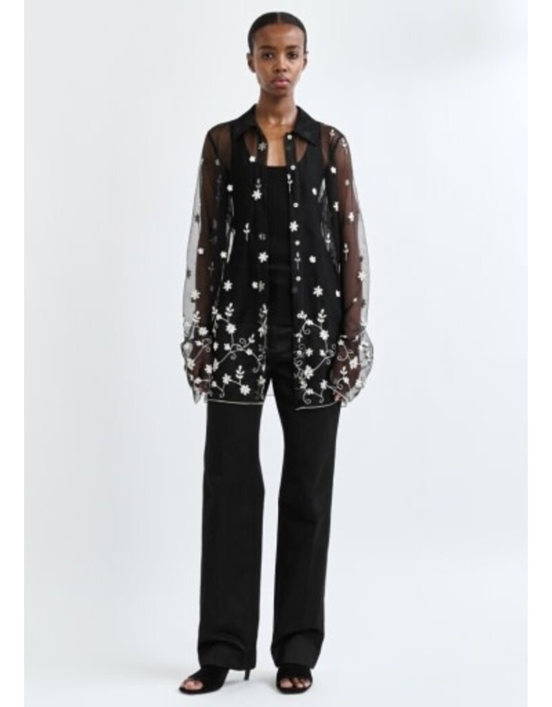 Toteme Floral Tulle   Shirt