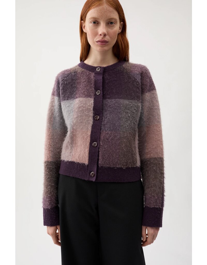 Rodebjer Nina Check Knitted Sweater