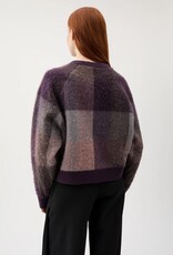 Rodebjer Nina Check Knitted Sweater
