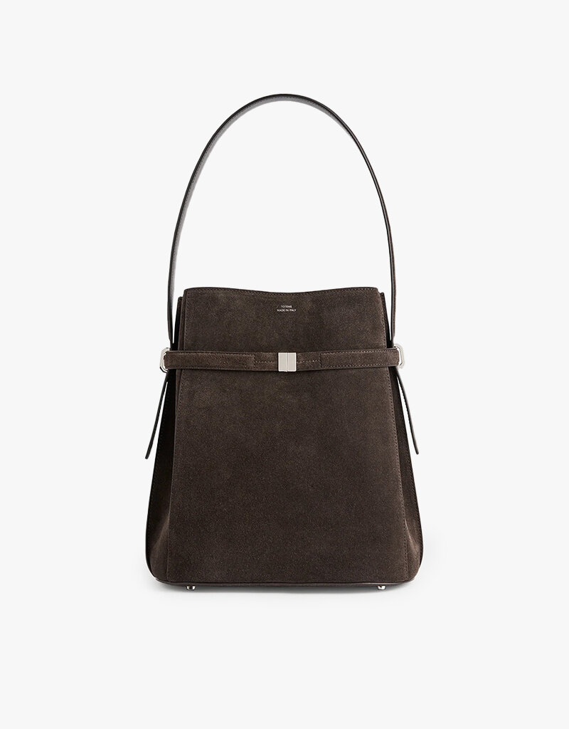 Toteme Belted suede bucket bag