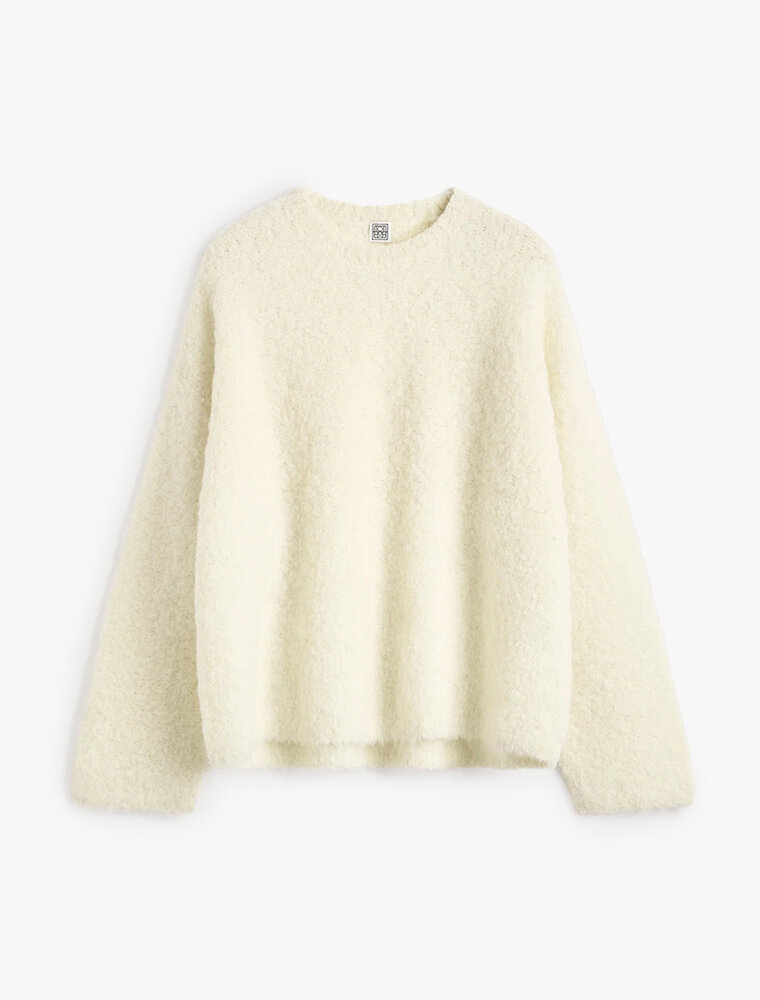 Toteme Boxy bouclé knit