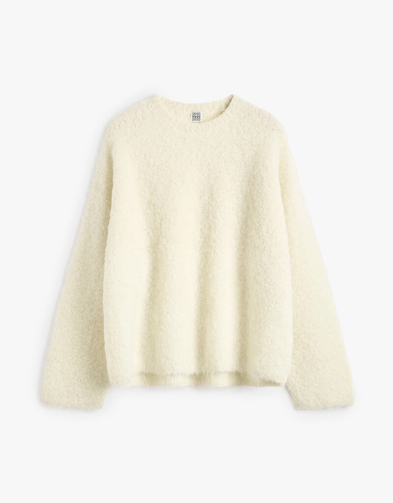 Toteme Boxy bouclé knit