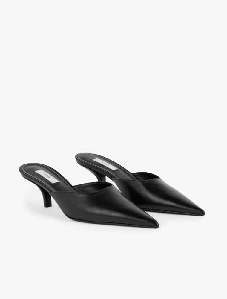 Toteme Sharp nappa mules