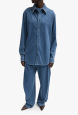 Tibi Stretch Denim Easy Shirt