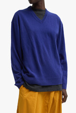 Tibi Washable Cashmere Easy VNeck Sweater