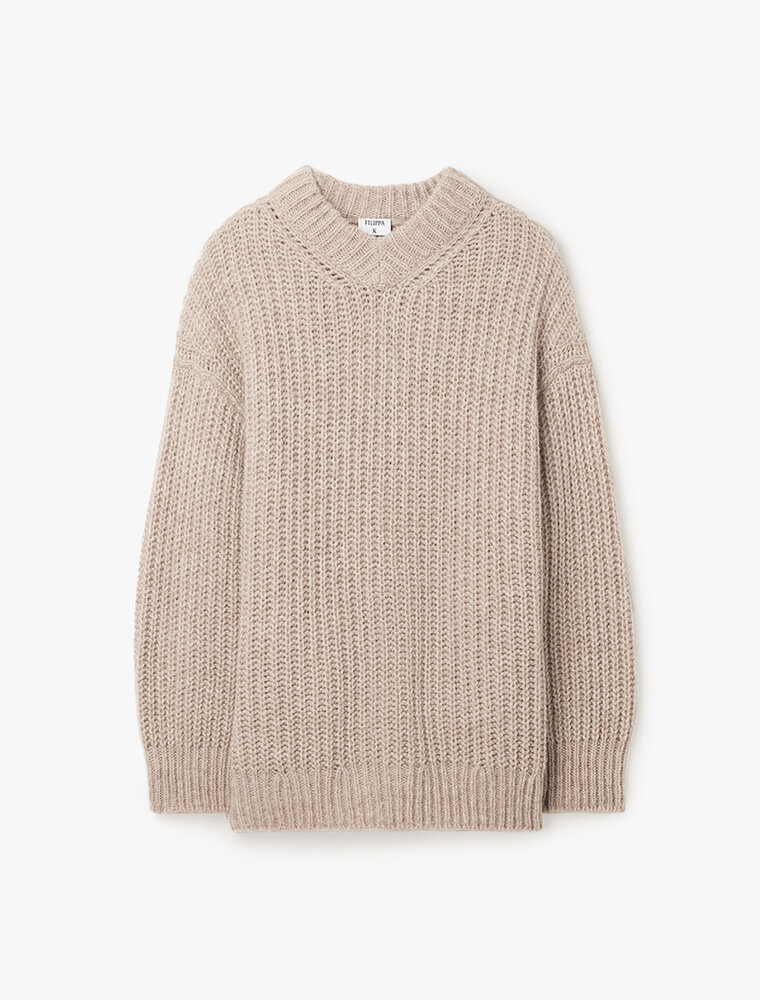 Filippa K Soft Alpaca V-Neck Sweater