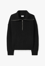 Filippa K Ribbed Wool Half Zip Sweater