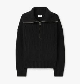Filippa K Ribbed Wool Half Zip Sweater