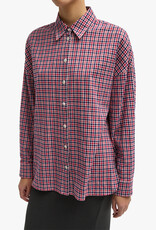 Tibi Flannel Menswear Shirting Oversized Shirt