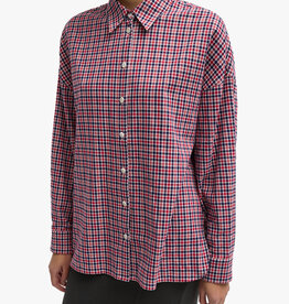 Tibi Flannel Menswear Shirting Oversized Shirt