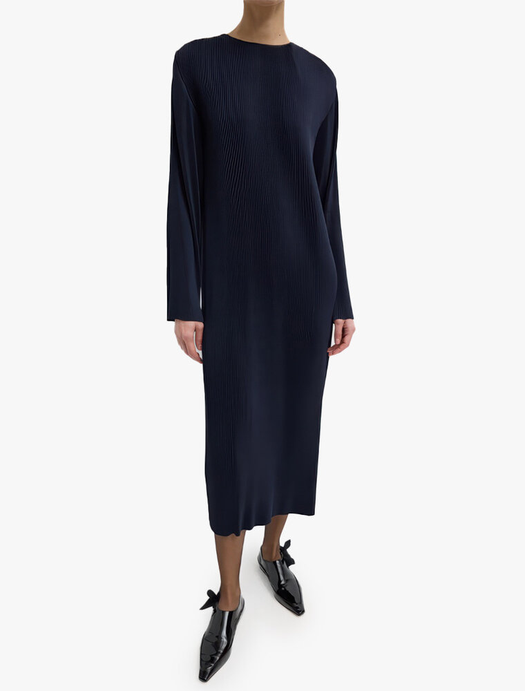 Tibi Plisse Midi Dress