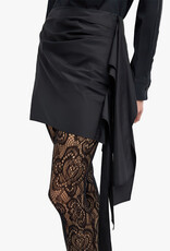 Tibi Italian Sporty Nylon Ribbon Skirt