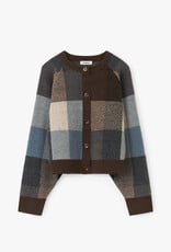 Rodebjer Nina Check Knitted Sweater