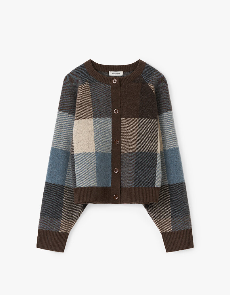 Rodebjer Nina Check Knitted Sweater