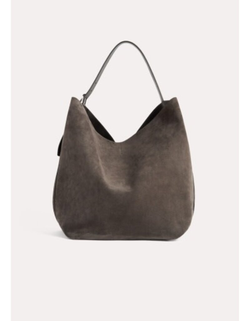 Toteme Belted suede tote