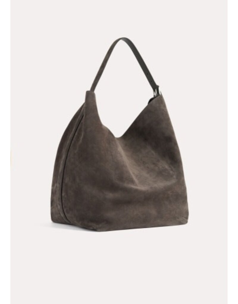 Toteme Belted suede tote