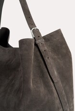 Toteme Belted suede tote