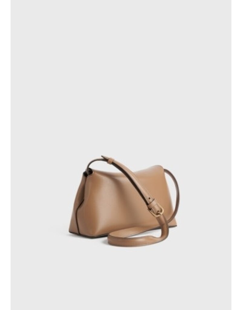 Toteme T-Lock leather clutch