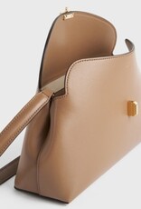 Toteme T-Lock leather clutch