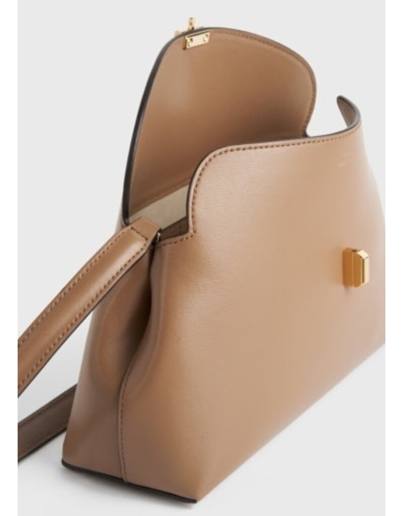 Toteme T-Lock leather clutch