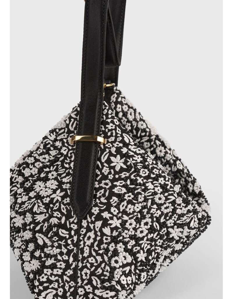 Toteme Bevel floral wristlet