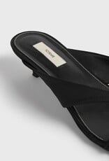 Toteme Bow satin sandals