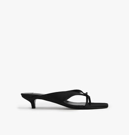 Toteme Bow satin sandals