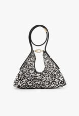 Toteme Bevel floral wristlet