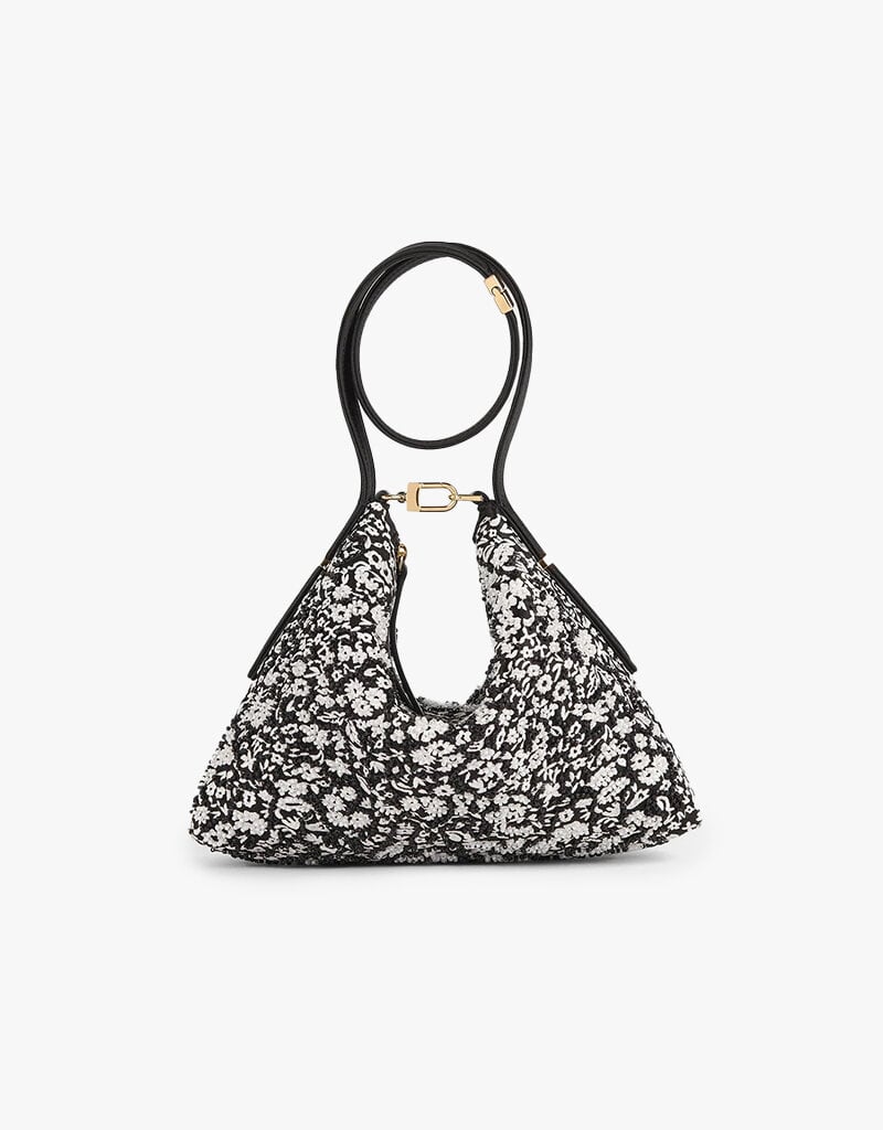 Toteme Bevel floral wristlet