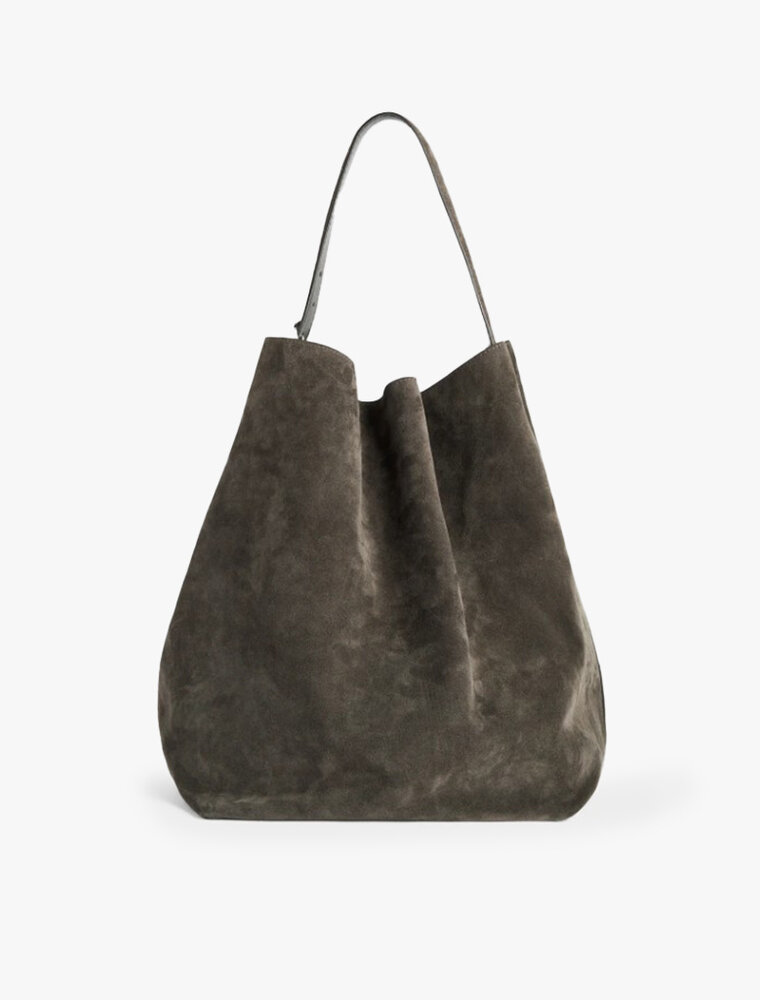 Toteme Belted suede tote