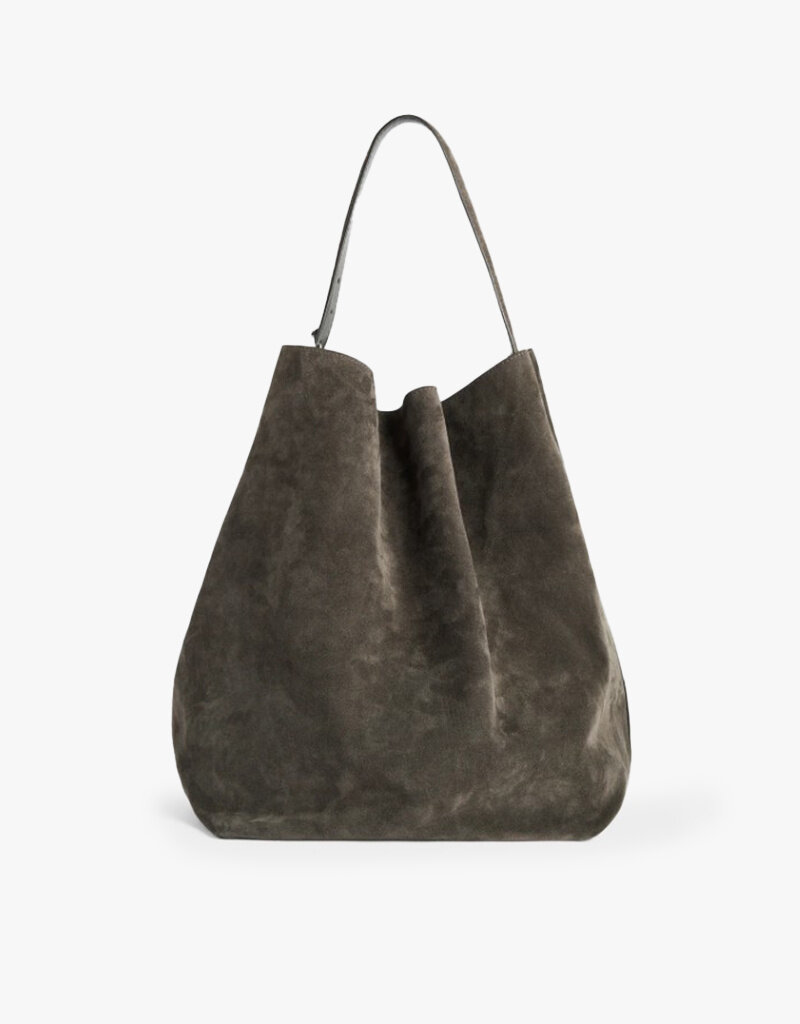 Toteme Belted suede tote