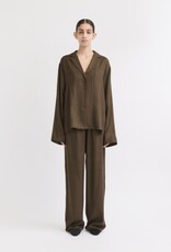 Toteme Monogram flannel pj top