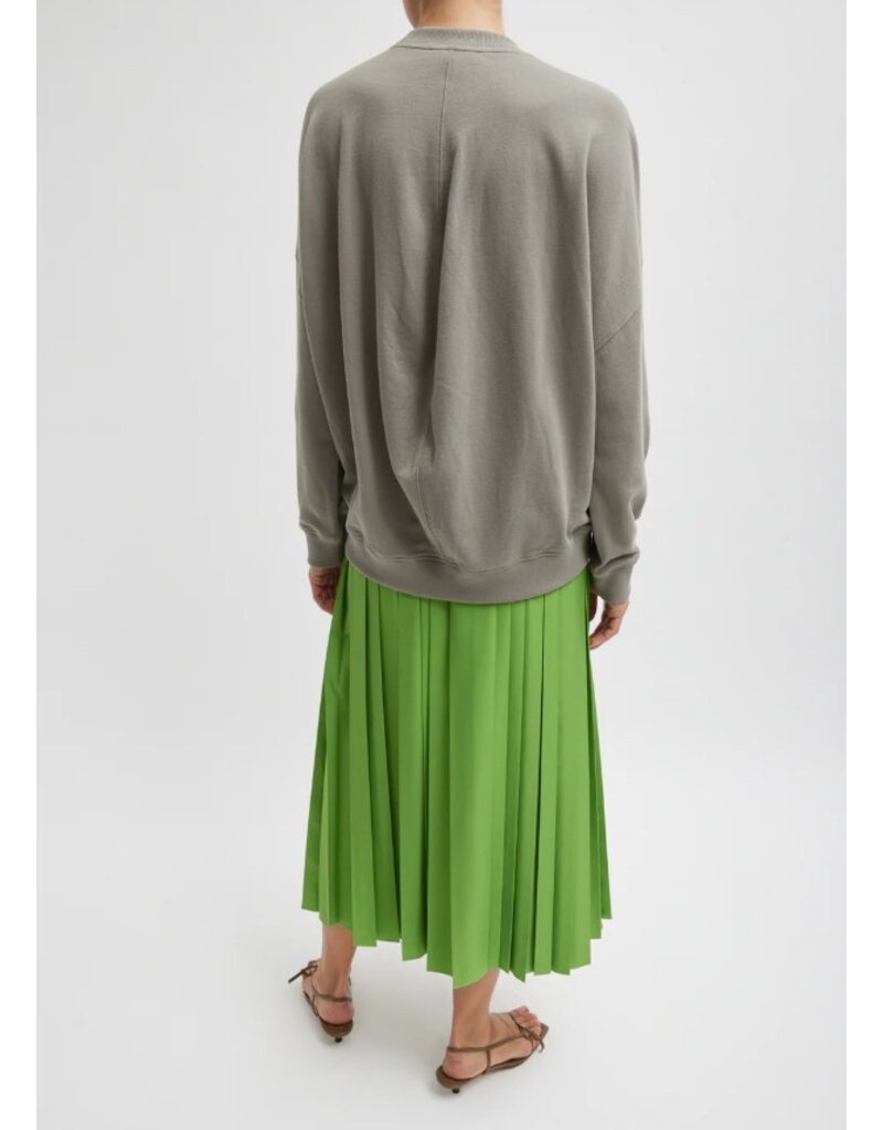 Tibi Lightweight Sweatshirting Crewneck Sweatshirt