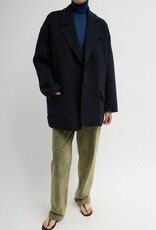 Tibi Luxe Dbl Faced Wool Angora Liam Blazer