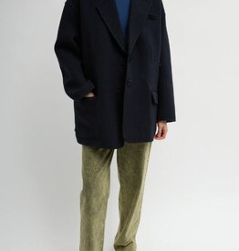 Tibi Luxe Dbl Faced Wool Angora Liam Blazer