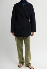 Tibi Luxe Dbl Faced Wool Angora Liam Blazer