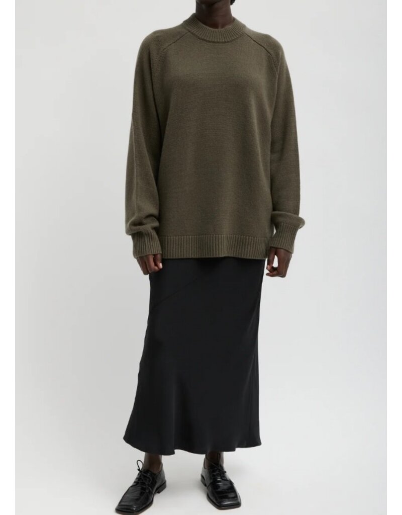 Tibi Cashmere Sweater Crewneck Oversized