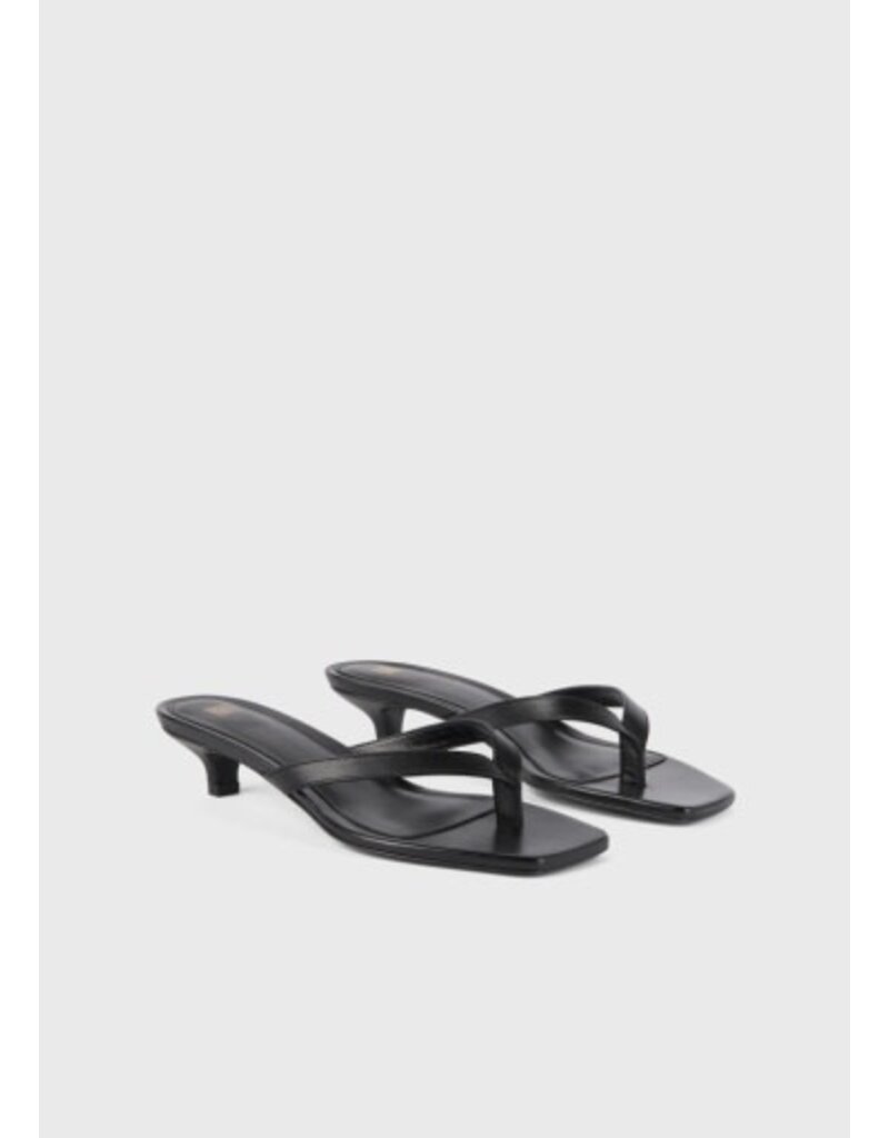 Toteme Leather Heeled Flip Flops