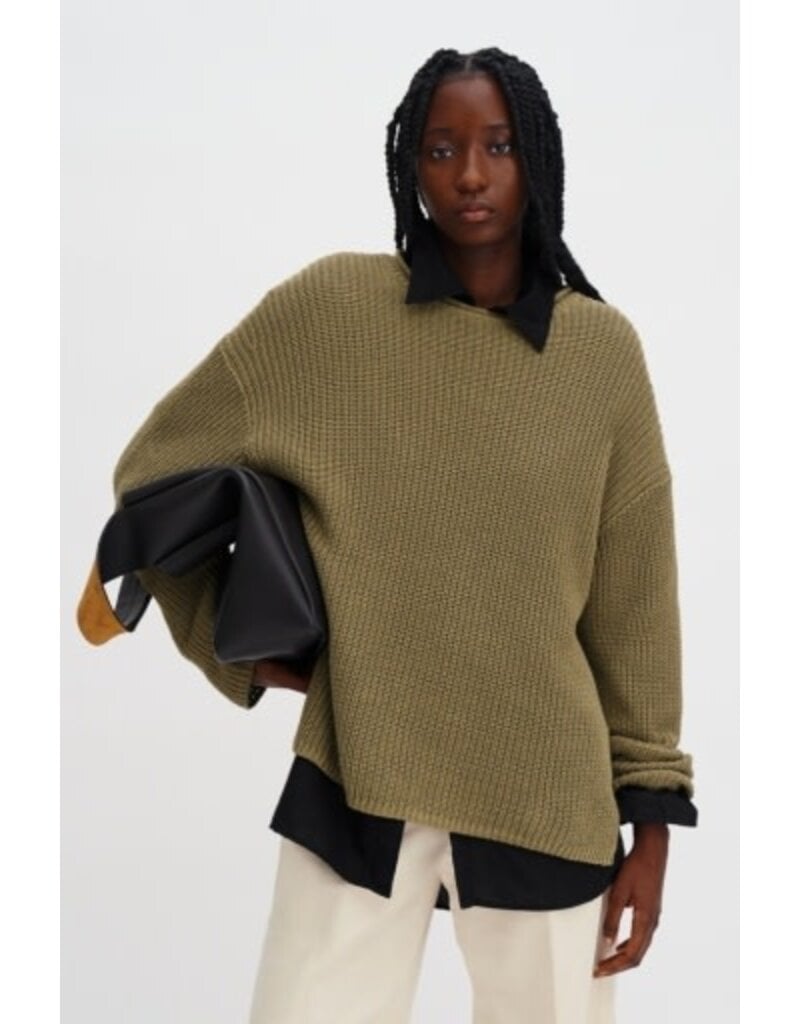 Filippa K Ribbed Cotton Linen Sweater